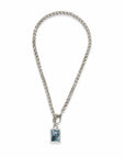 Chanour Necklace Handmade Aqua Cosmo Pewter Necklace - NN3525