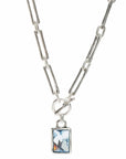 Chanour Necklace Handmade Crystal Pewter Necklace - 3816