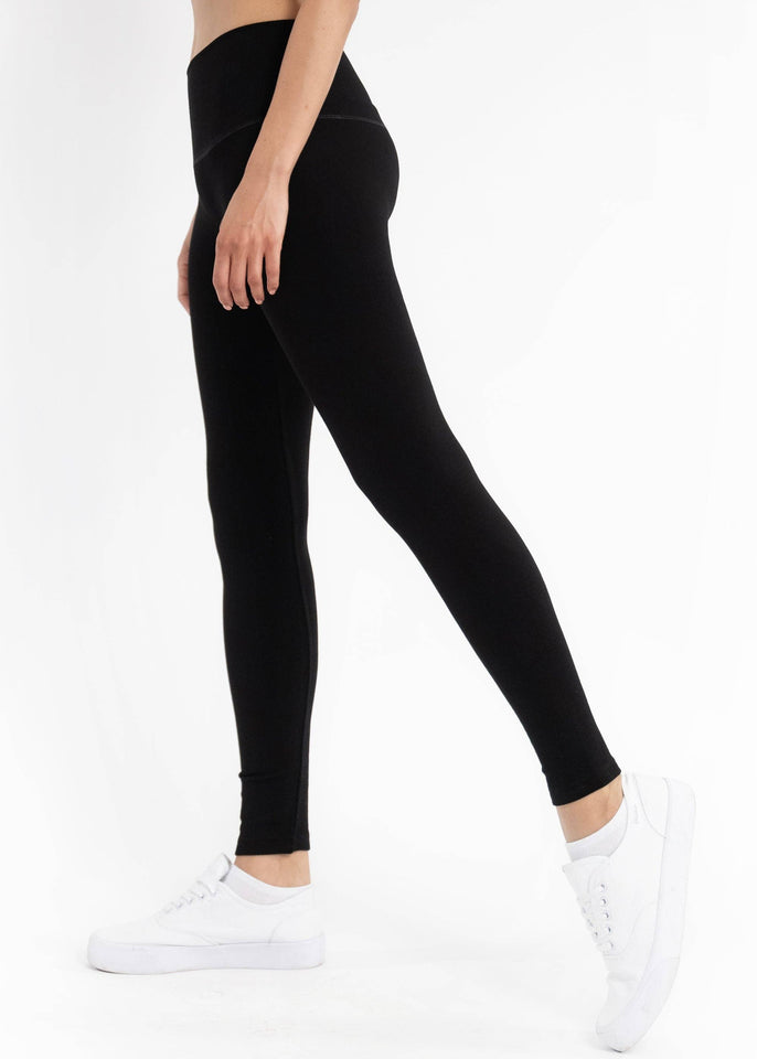 ELIETIAN Legging Black Fleece Lined Leggings