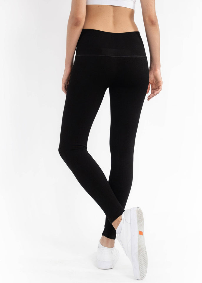 ELIETIAN Legging Black Fleece Lined Leggings