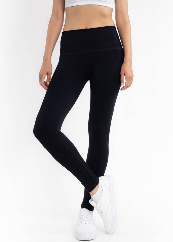 ELIETIAN Legging Black Fleece Lined Leggings