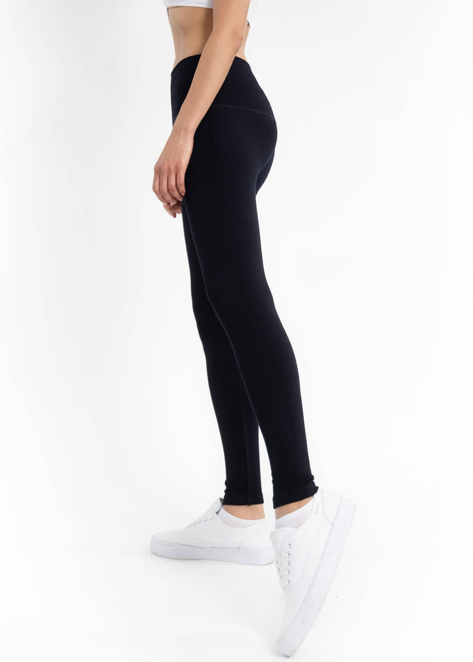 ELIETIAN Legging Black Fleece Lined Leggings