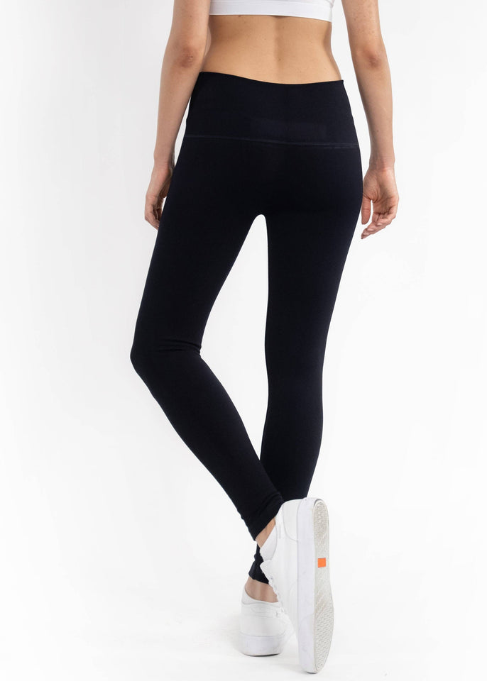 ELIETIAN Legging Black Fleece Lined Leggings