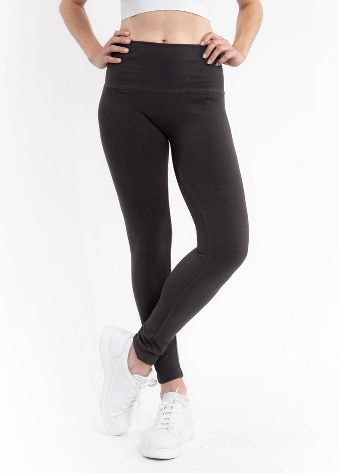 ELIETIAN Legging Black Fleece Lined Leggings