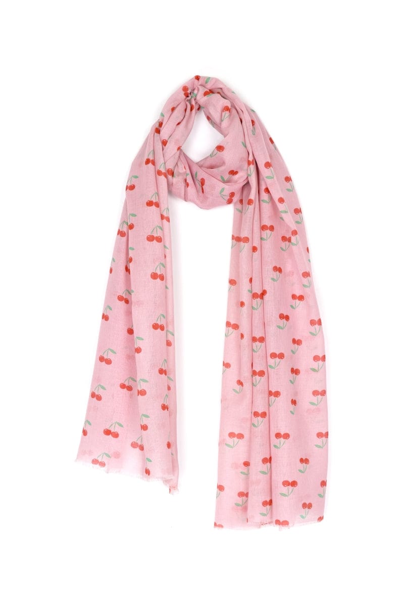 Haystacks Cherry Festival Printed Cotton Modal Scarf