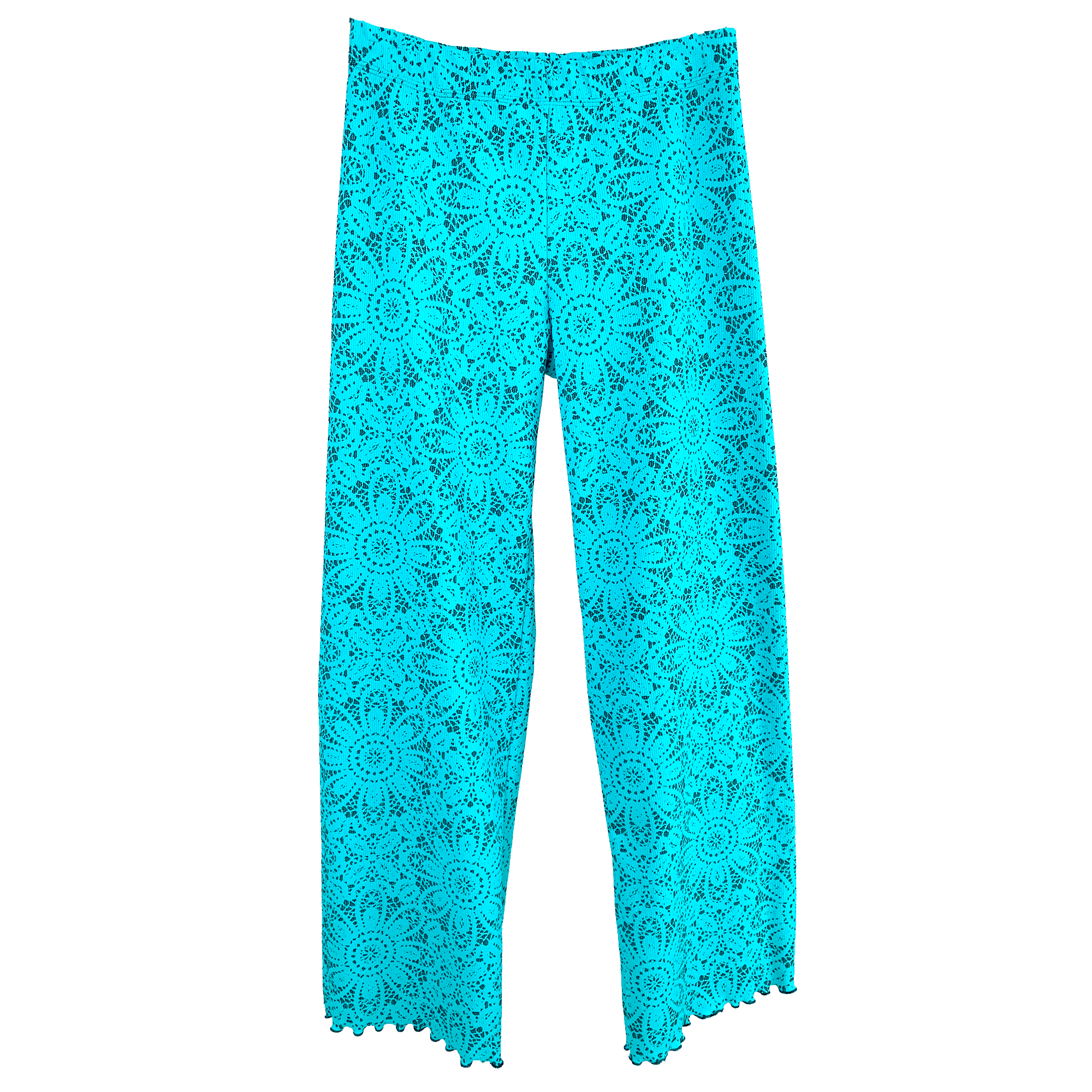 Haystacks Energy Pant Blue Curacao Mara Jacquard Knit Energy Pant