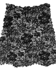 Haystacks Jacquard Knit Bias Black Fumato Jacquard Knit Bias Skirt