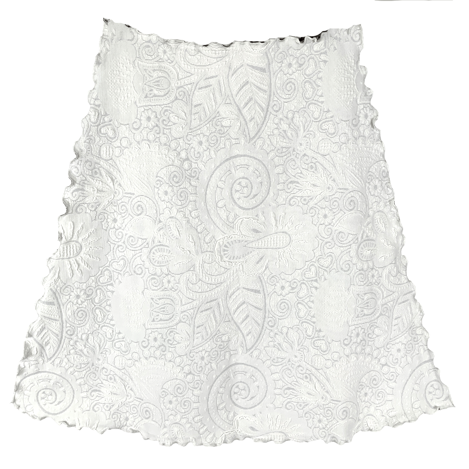 Haystacks Jacquard Knit Bias Off White Kila Jacquard Knit Bias Skirt