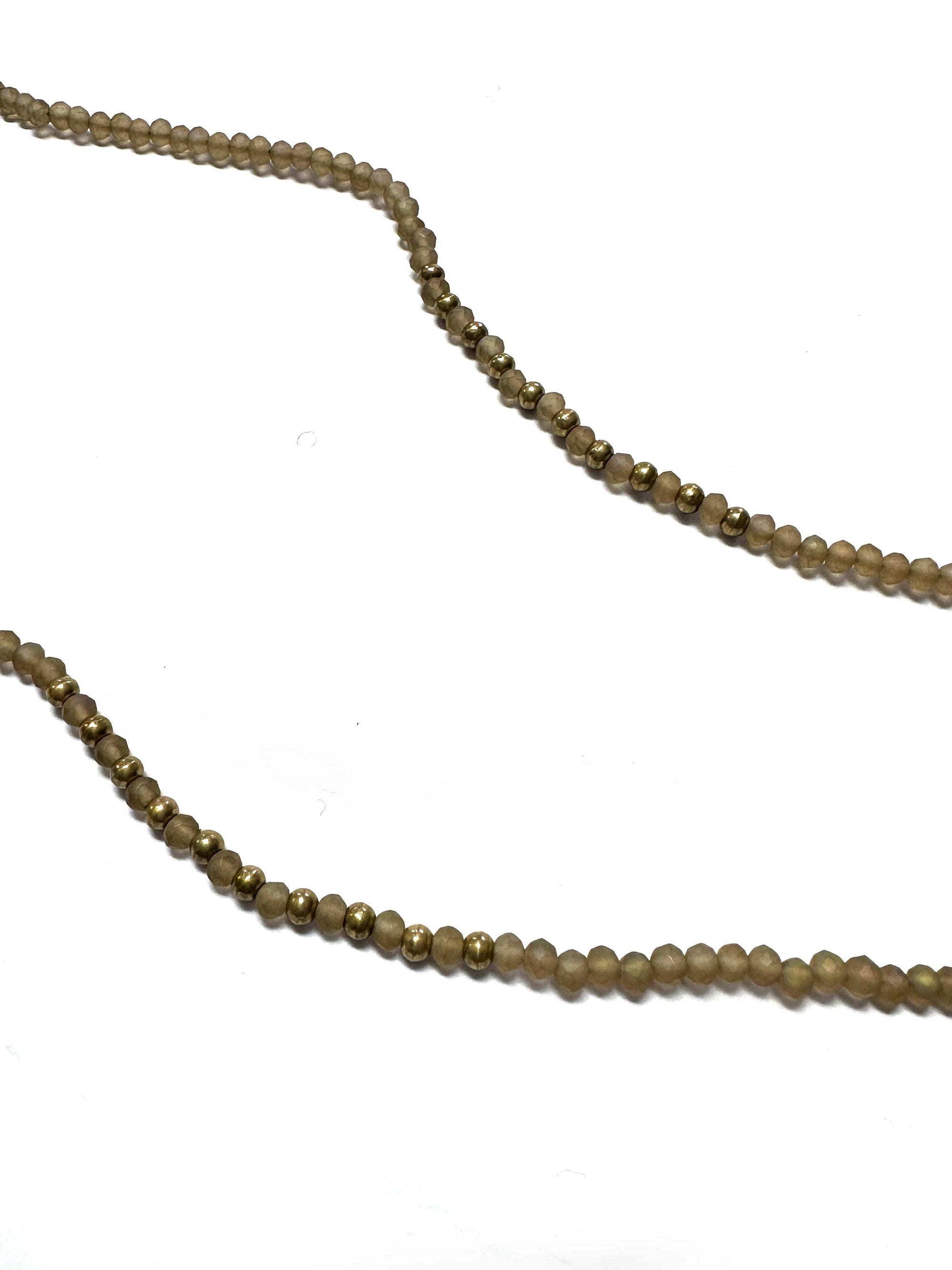 Haystacks jewelry Beaded Pendant Necklace with Hammered Gold Tone Pendant