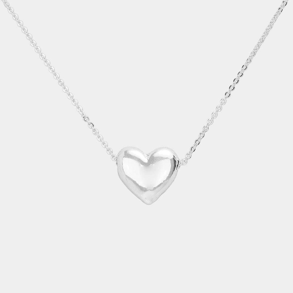 Haystacks jewelry Delicate Heart Pendant Necklace - Silver & Gold!