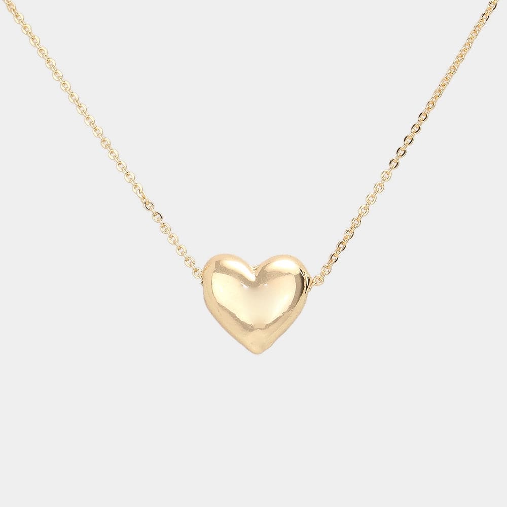 Haystacks jewelry Delicate Heart Pendant Necklace - Silver & Gold!