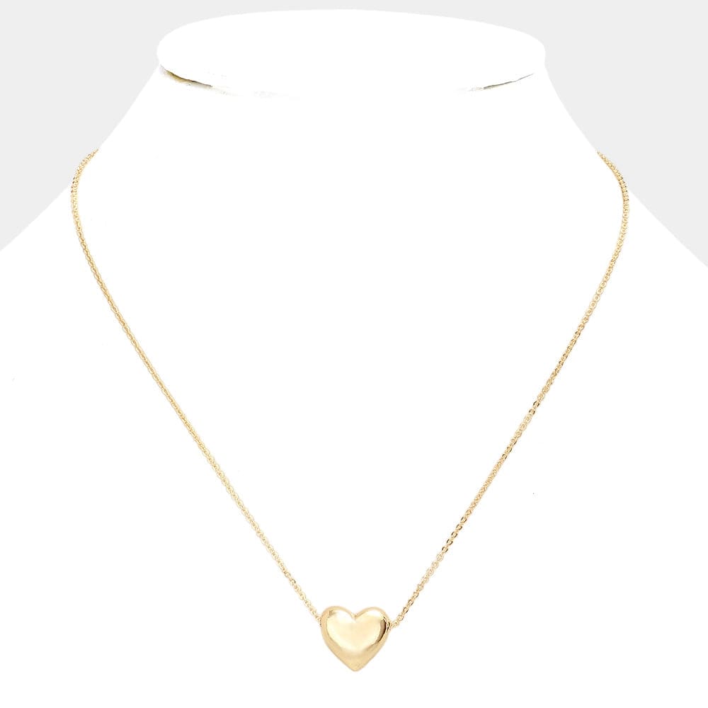 Haystacks jewelry Delicate Heart Pendant Necklace - Silver & Gold!