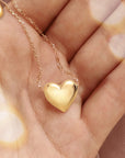 Haystacks jewelry Gold Delicate Heart Pendant Necklace - Silver & Gold!