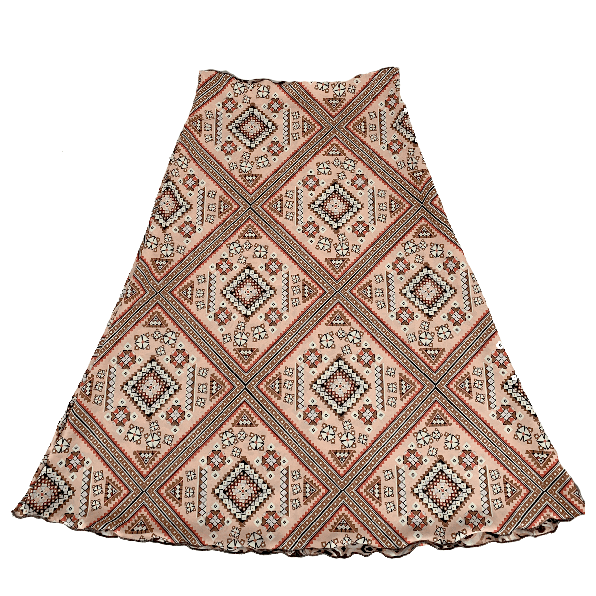 Haystacks Long Bias Sagebrush Meadow Reversible Long Bias Skirt