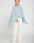 Haystacks poncho Basic Solid Soft and Easy Poncho - Light Blue