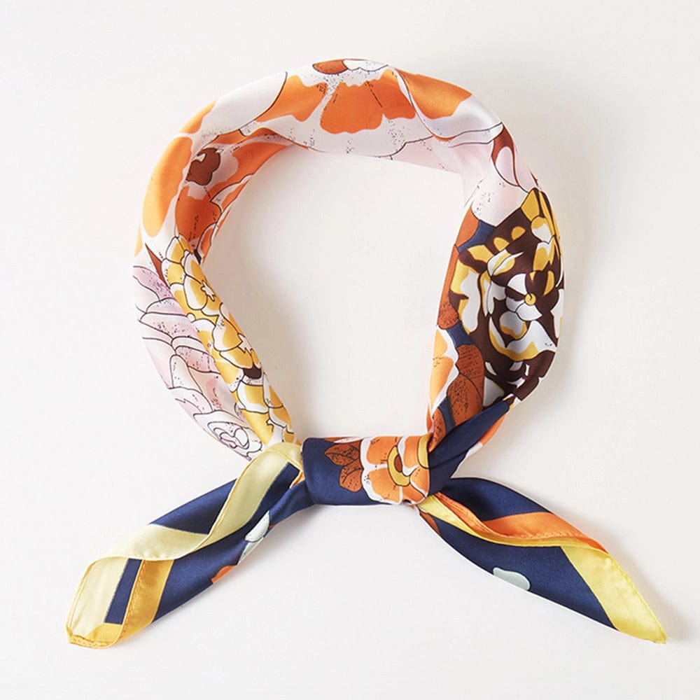 Haystacks scarf Mountain Floral Satin Bandana