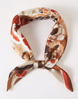 Haystacks scarf Retro Floral Satin Bandana