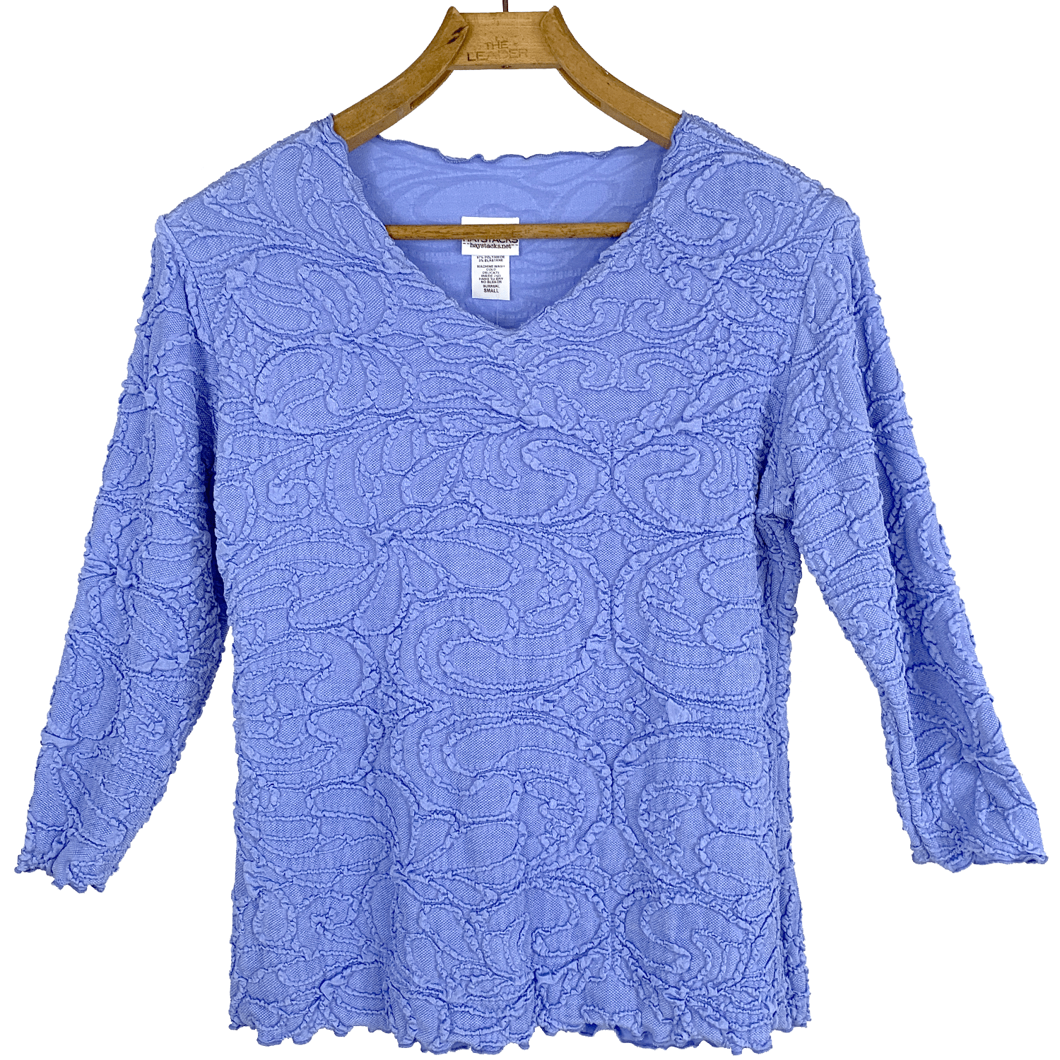 Haystacks top Cornflower Fluence Surreal Textured Top