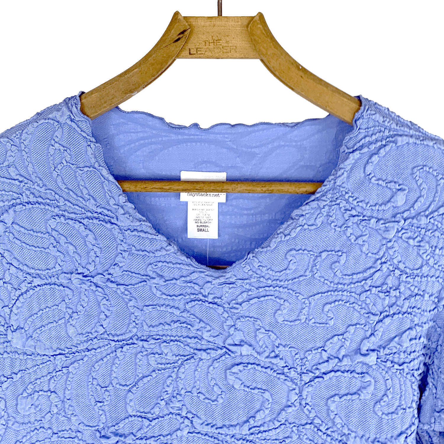 Haystacks top Cornflower Fluence Surreal Textured Top