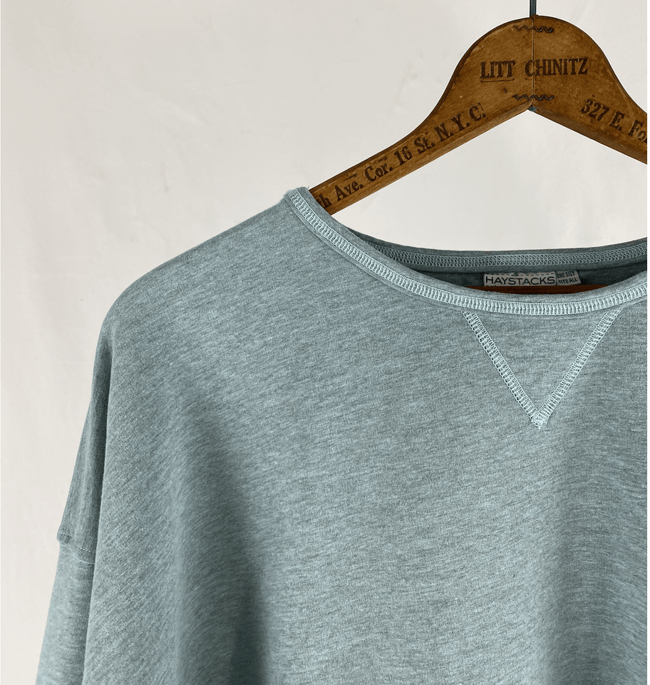 Haystacks top Leelanau Cotton French Terry Boxy Sweatshirt