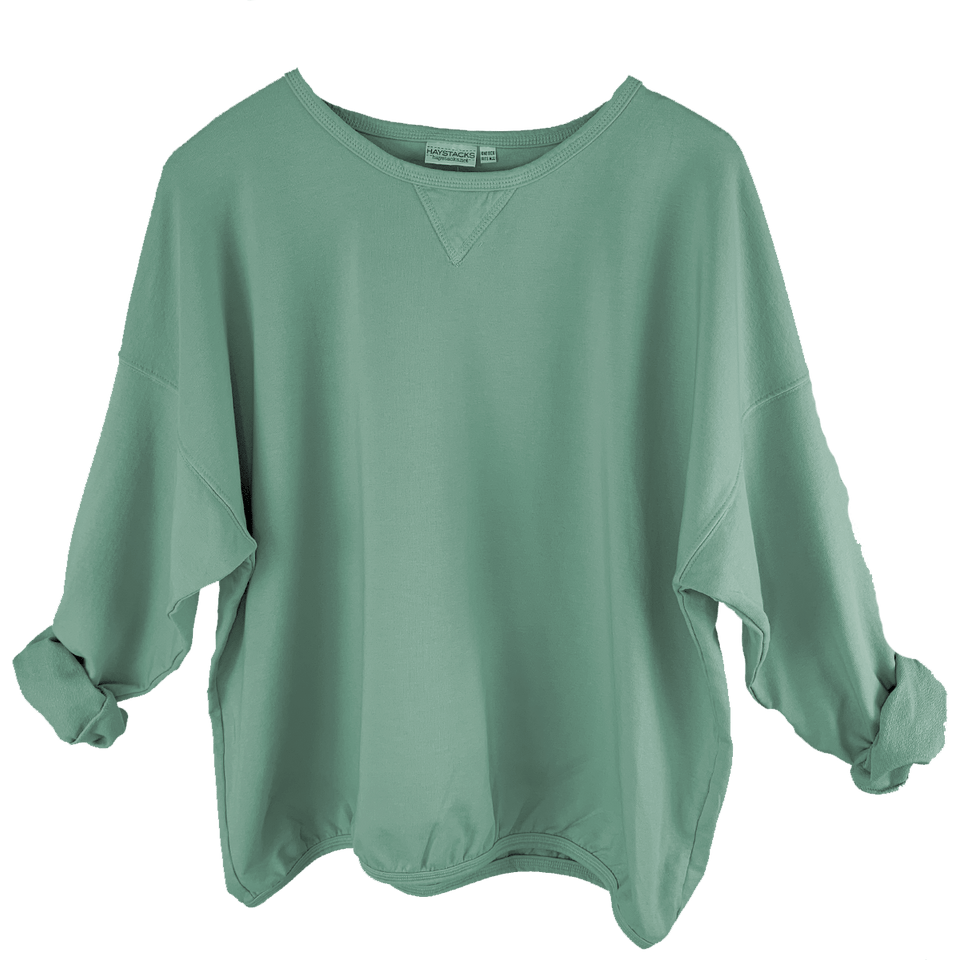 Haystacks top Reef Leelanau Cotton French Terry Boxy Sweatshirt (16 Colors!)