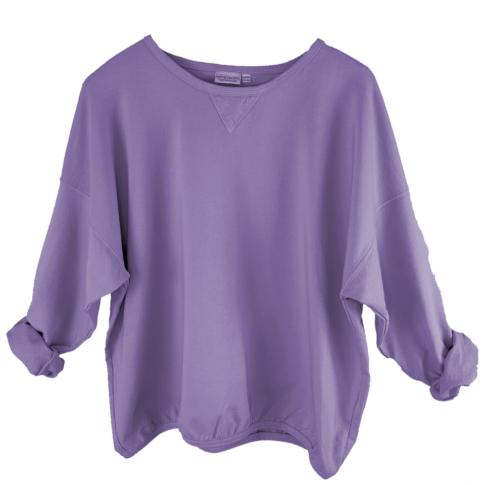 Haystacks top Thistle Leelanau Cotton French Terry Boxy Sweatshirt (16 Colors!)