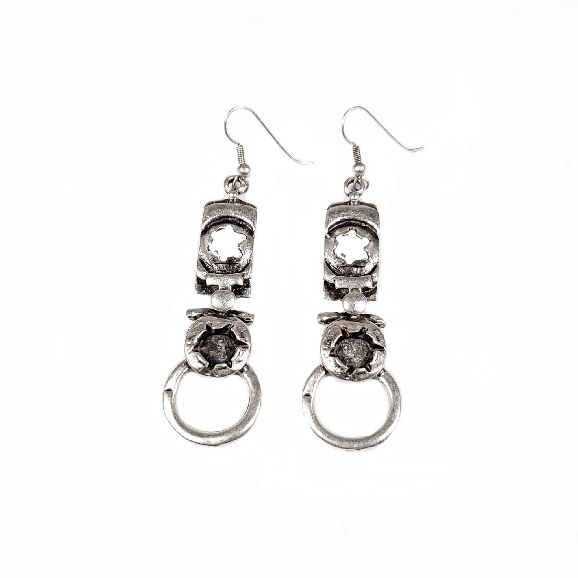 Haystacks Turtle Creek Pewter Earring