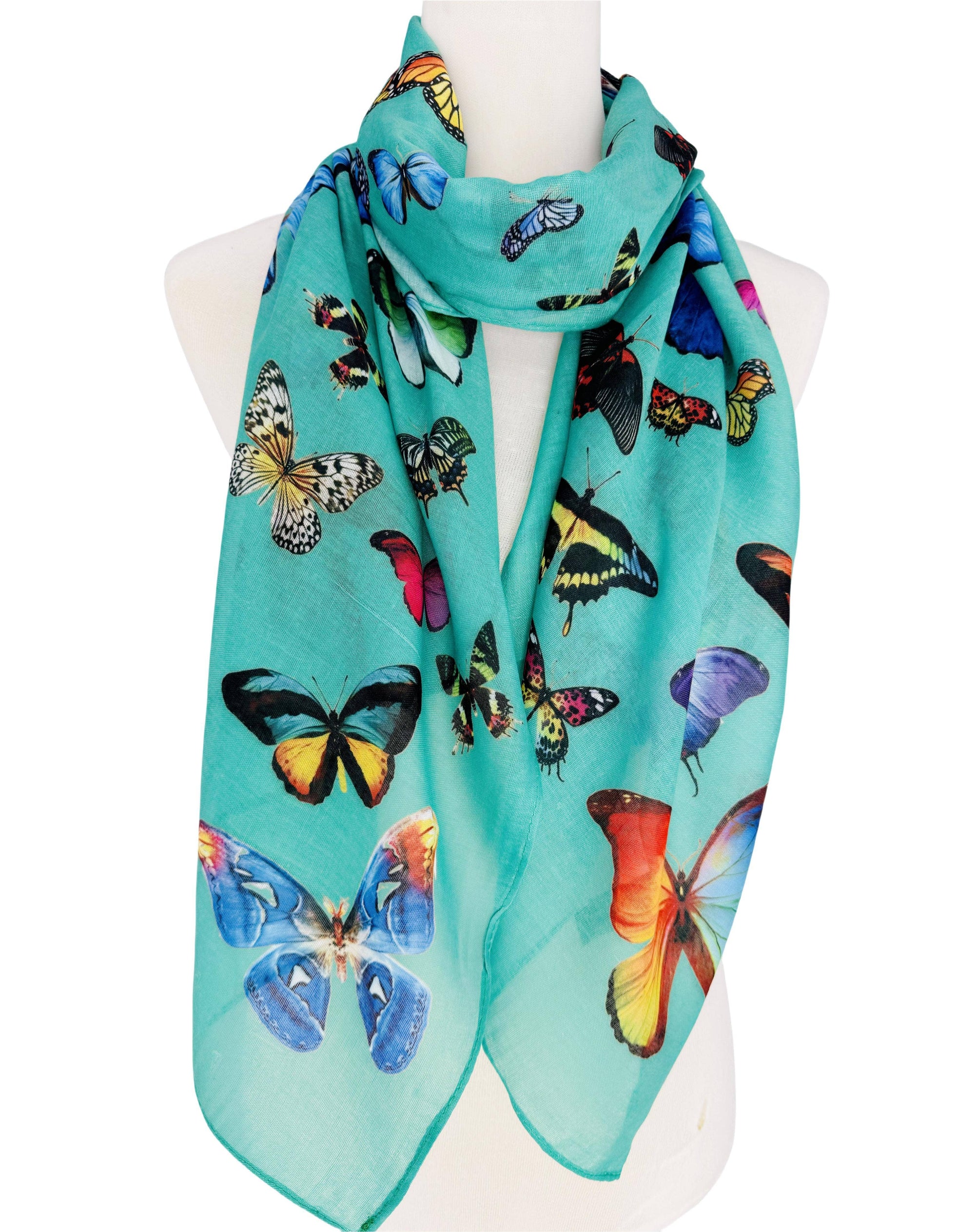 JC Sunny Fashion Multicolor Butterfly Scarf