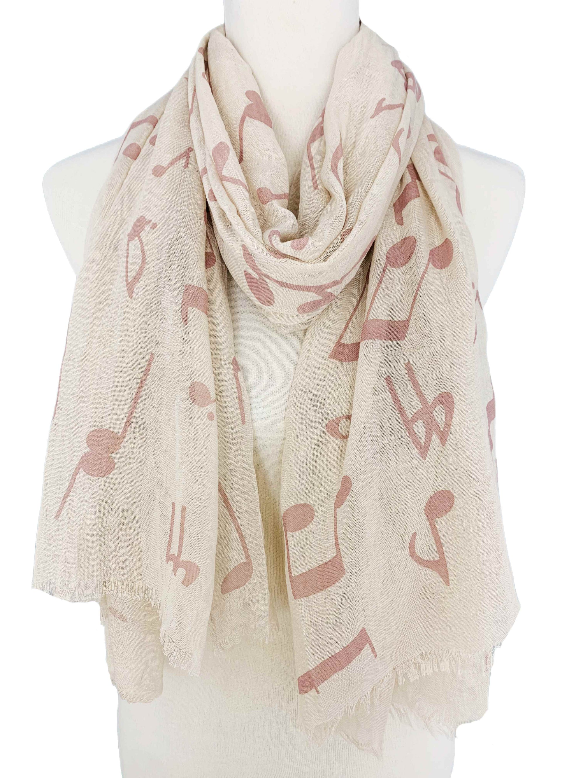 JC Sunny Fashion Musical Notes Scarf