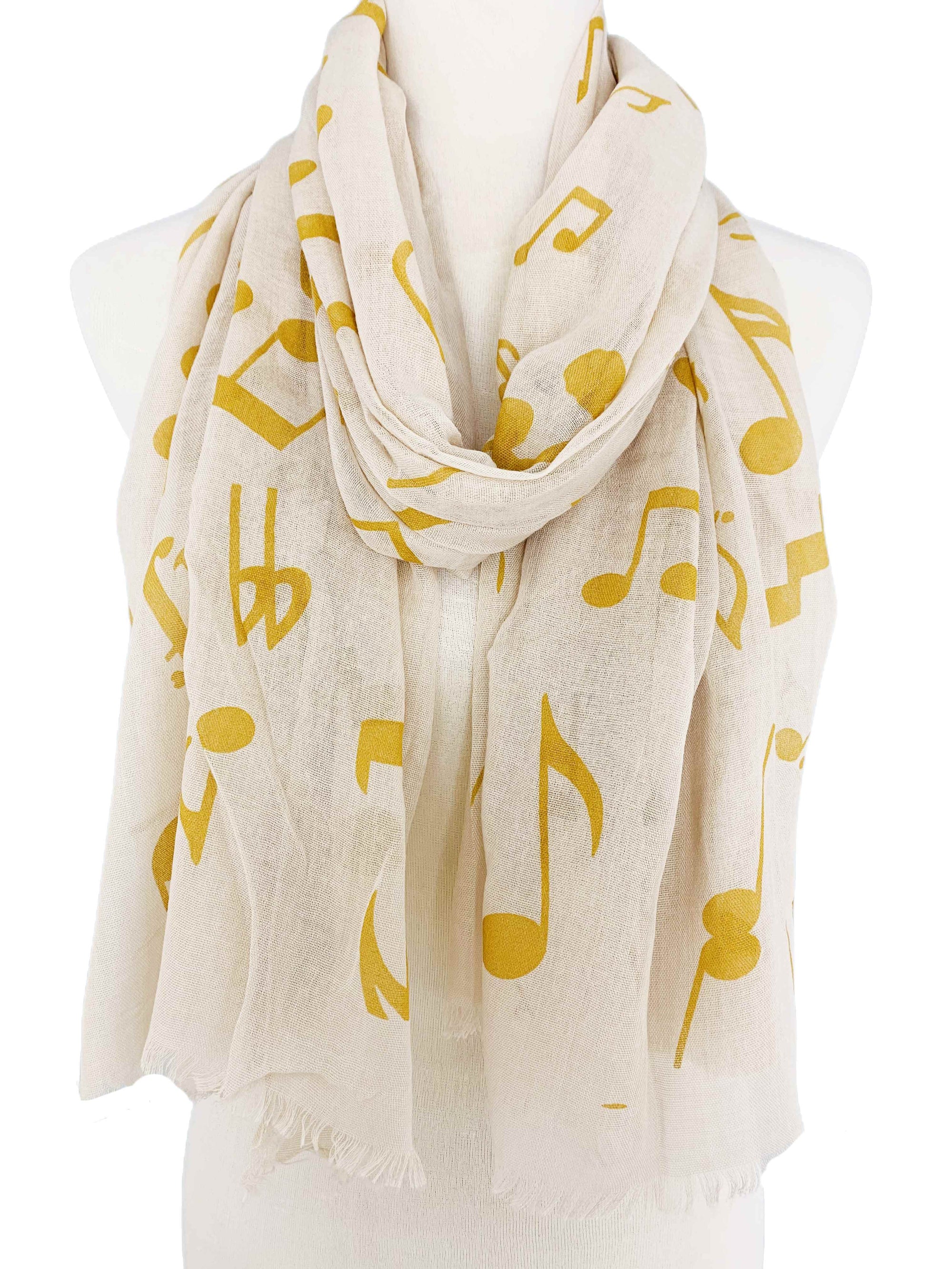 JC Sunny Fashion Musical Notes Scarf