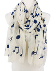 JC Sunny Fashion Musical Notes Scarf