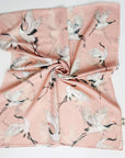 JC Sunny Fashion Scarf Pink-Multi Crane Scarf