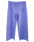 Leelanau Cotton pant Lolite / Small Haystacks Leelanau Cotton French Terry Crop Pant