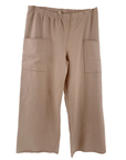 Leelanau Cotton pant Mocha / Small Haystacks Leelanau Cotton French Terry Crop Pant