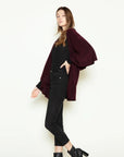 Look by M Kimono Raisin Cascades Basic Shawl Sweater Vest