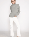 Look by M Sweater Basic Mock Neck Sweater