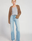 Look by M Sweater Camel Knit Bolero Cardigan Sweater