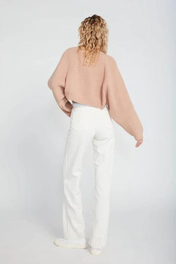 Look by M Sweater Indi Pink Butterfly Bolero Sweater