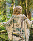 Market of Stars Earth and Sky Bohemian Goddess Starduster Kimono w/Trees