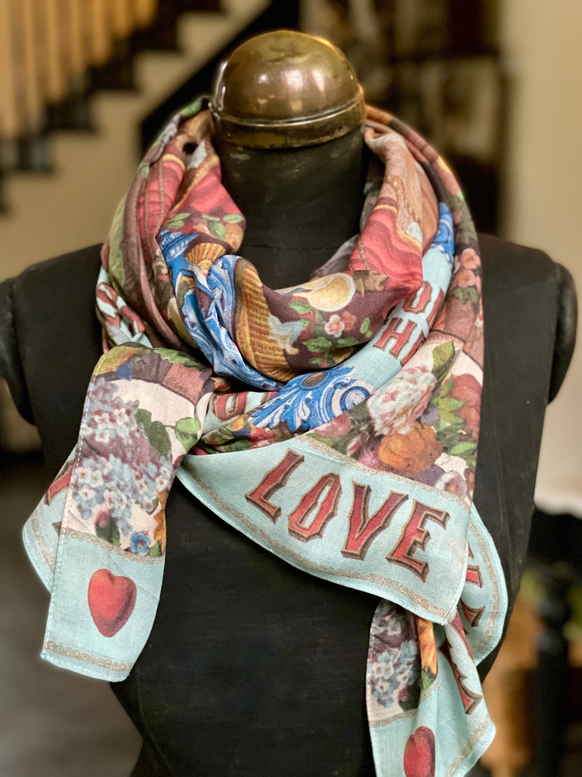 Market of Stars Love Language Bohemian Scarf