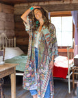 Market of Stars Love Language Opera Duster Kimono Robe w/ Faith, Hope