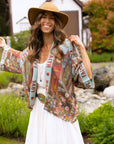 Market of Stars Love Language Pixie Duster Cropped Kimono w/ Faith, Hope