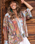 Market of Stars Love Language Pixie Duster Cropped Kimono w/ Faith, Hope