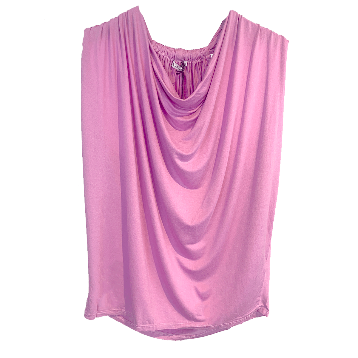 Michael Stars top Michael Stars Jersey Lycra Draped Neck Halter Top