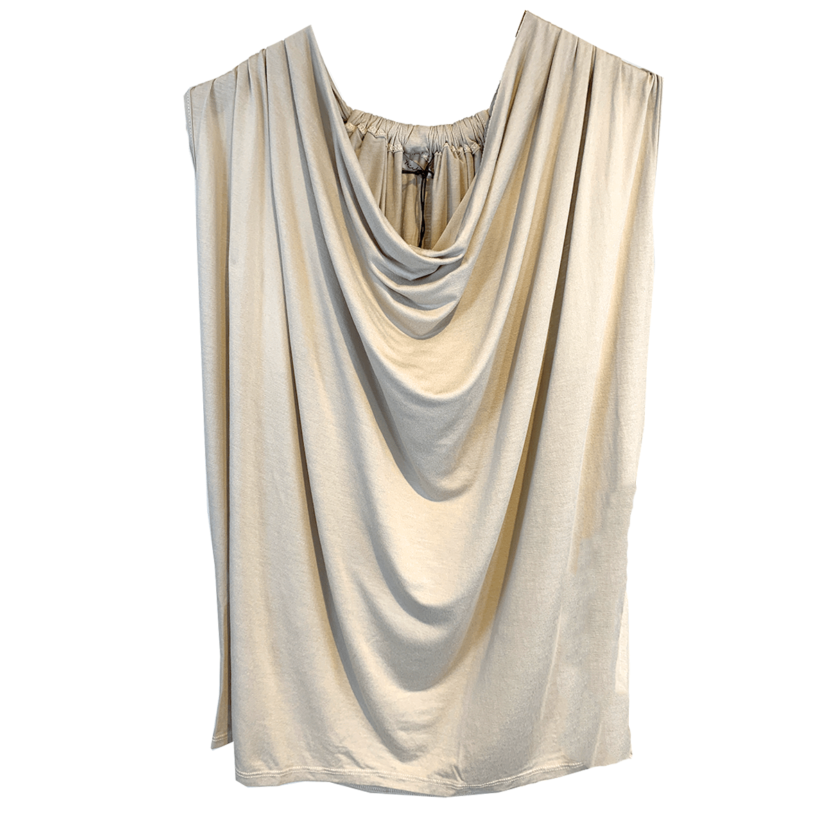 Michael Stars top Michael Stars Jersey Lycra Draped Neck Halter Top