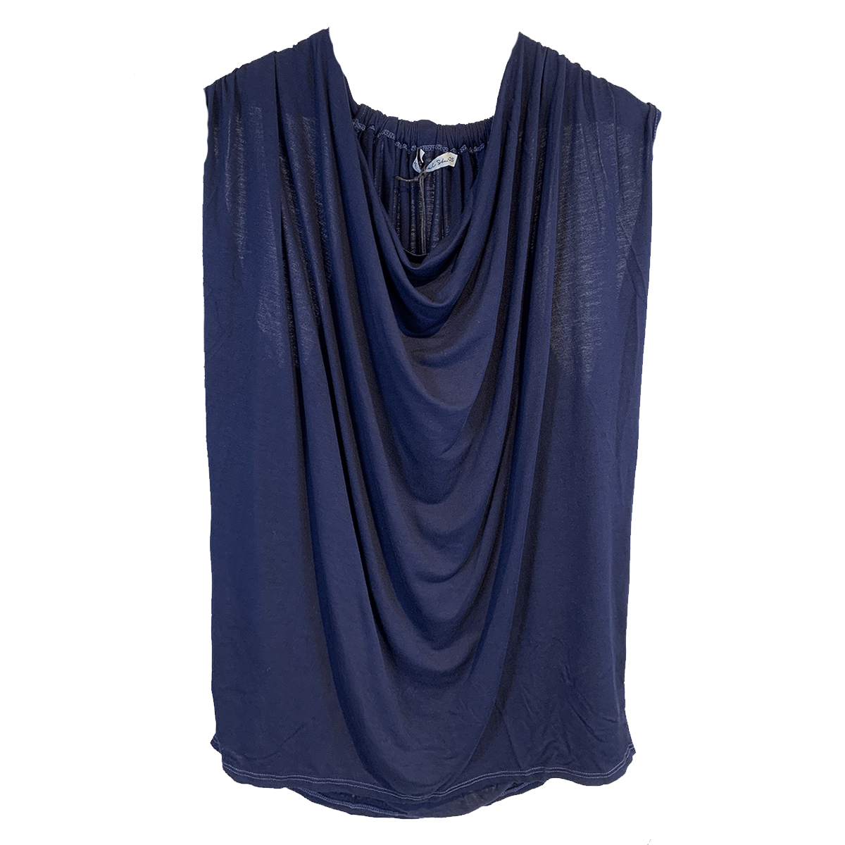 Michael Stars top Nocturnal Michael Stars Jersey Lycra Draped Neck Halter Top