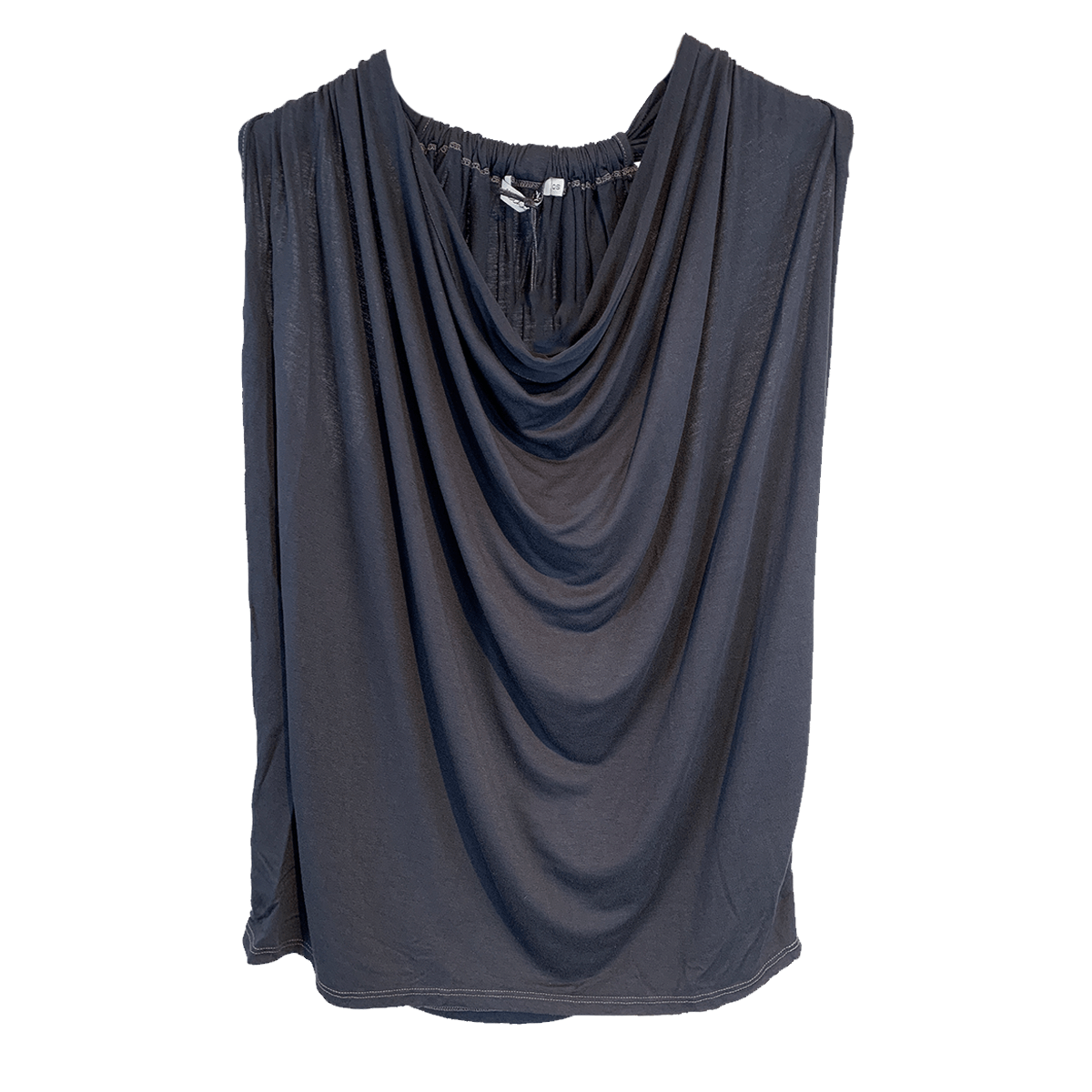 Michael Stars top Oxide Michael Stars Jersey Lycra Draped Neck Halter Top