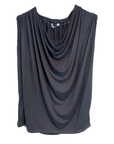 Michael Stars top Oxide Michael Stars Jersey Lycra Draped Neck Halter Top