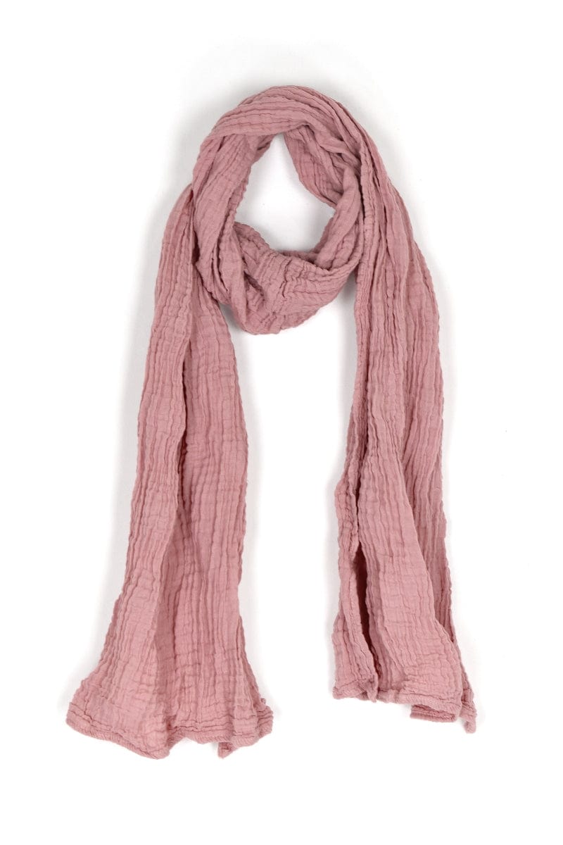 Nusantara Ballet Pink Thai Cotton Solid Scarf