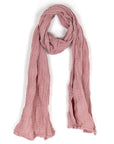 Nusantara Ballet Pink Thai Cotton Solid Scarf